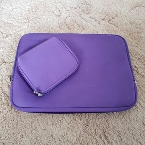 Laptop case and smaller case. 14wx10L inches
